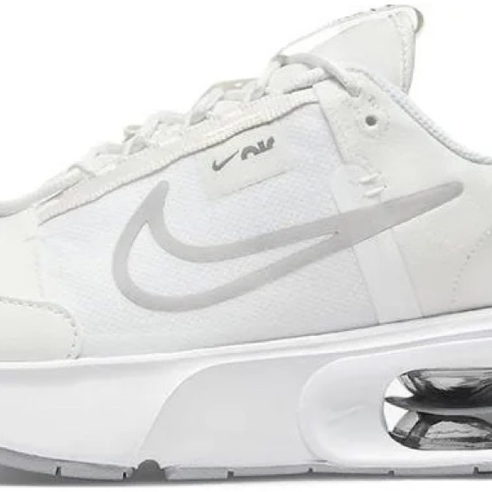 Womens Nike Air Max White Sneakers with Gray Accents in Size 10 [LIKE NEW] - Picture 7 of 10